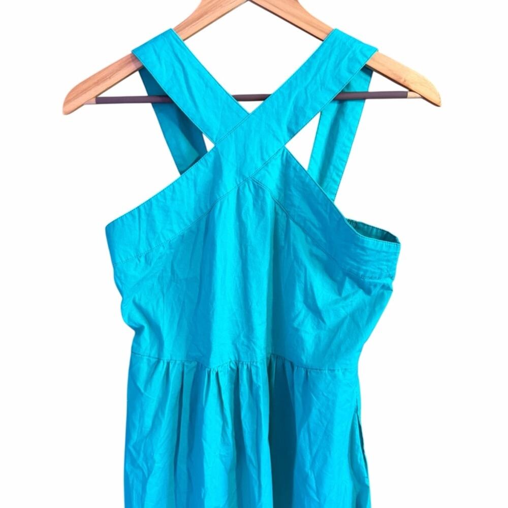 Michelle McDowell Turquoise Midi Dress Size Small - Picture 4 of 10